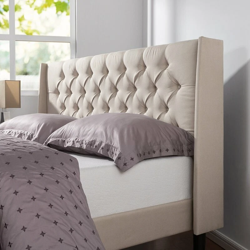 Rothbury wingback upholstered platform bed deals