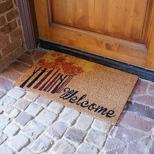 Rubber-Cal Fall Colors � "A Welcome Fall Doormat" 18 x 30 - Picture 6 of 6