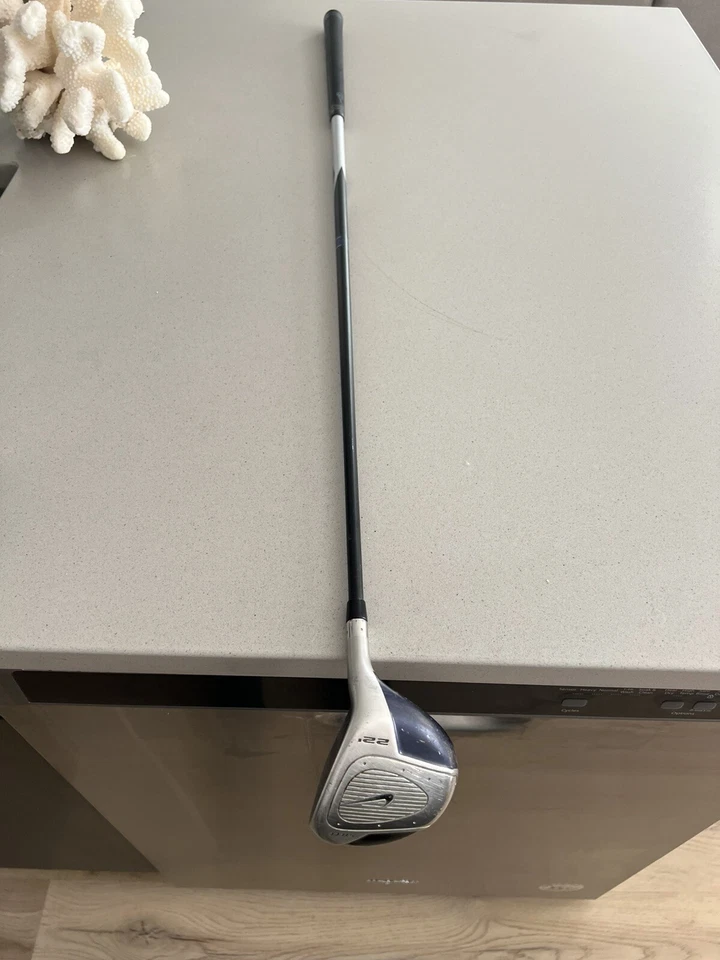 Клюшка для гольфа вуд Nike 22° со стальной головкой 2 для фервея под правую руку 36 дюймов синий карбоновый стержень с чехлом - Изображение 2 из 4