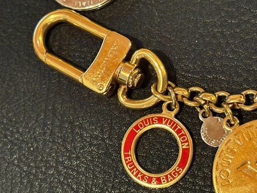 LOUIS VUITTON Bolso Dije Cadena AUTÉNTICOS BAÚLES Y BOLSOS MONEDA RARA Medalla A 791 - Imagen 11 de 19