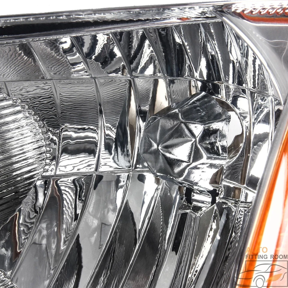 Headlights For 2008-2013 Nissan Rogue 14-15 Select Chrome Headlamps Left + Right Foto 4 de 4