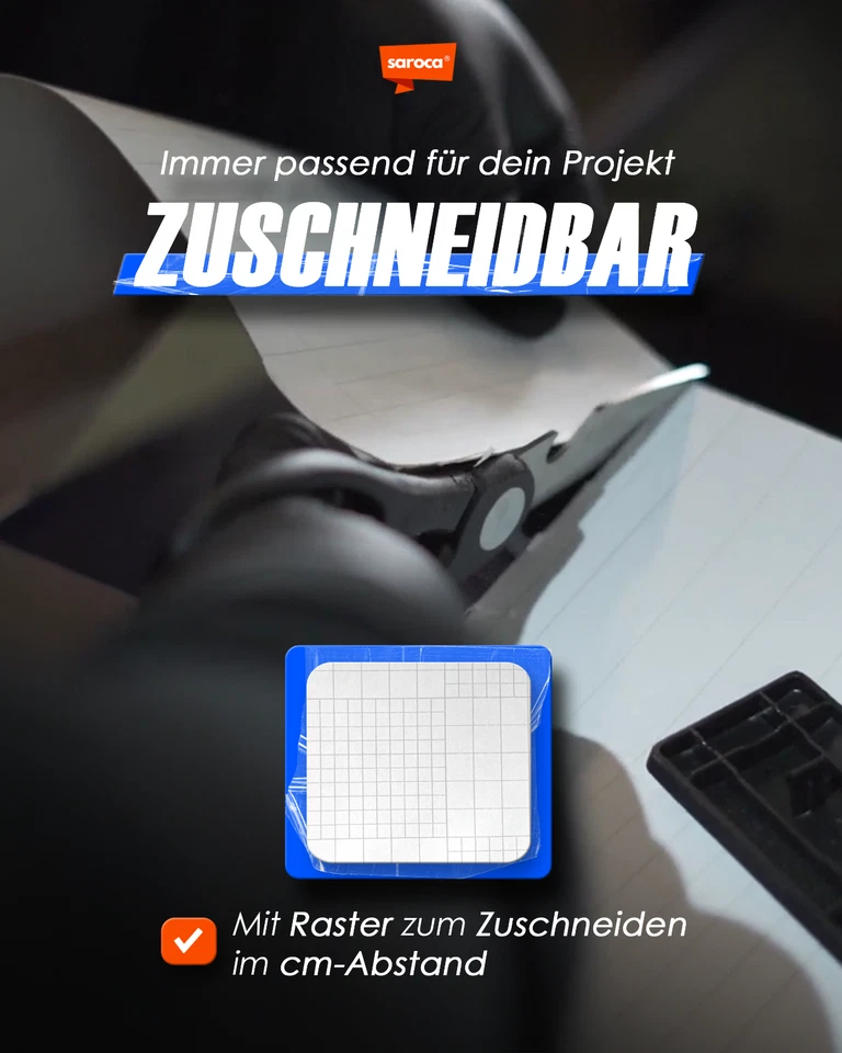 32,83€/m² Selbstklebende Mikrofaserstoff Folie Auto anthrazit Wildlederoptik - Bild 4 von 4