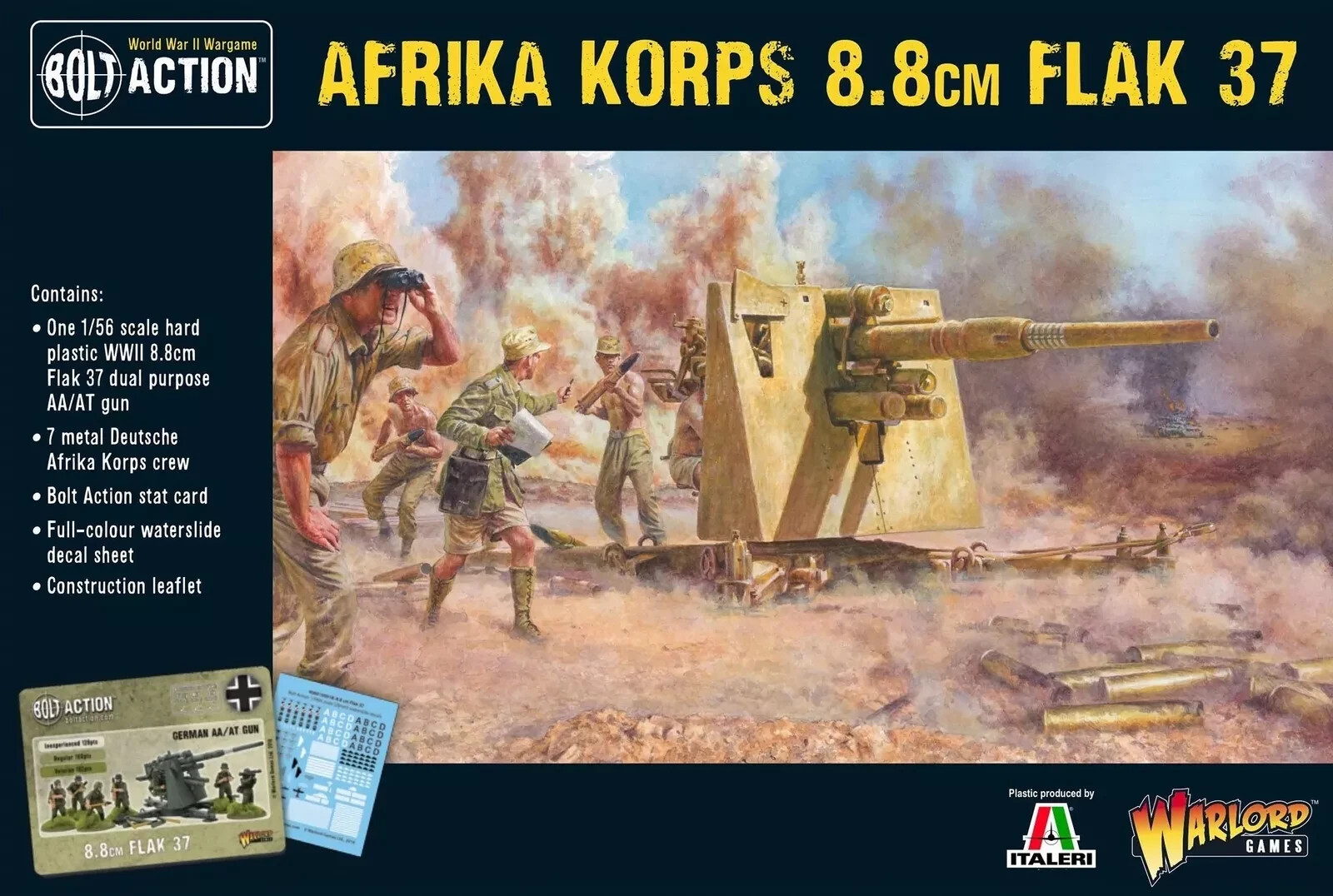 Боевой болт Warlord Games Action Afrika Korps 88 см Flak 37 WLG 402012034 8990₽