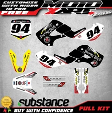 Full Custom Graphics Kit EAGLE style to fit Suzuki DRZ 110  / 2000 - 2025 decals