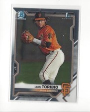 2021 Bowman Chrome Prospects #BCP228 Luis Toribio Giants