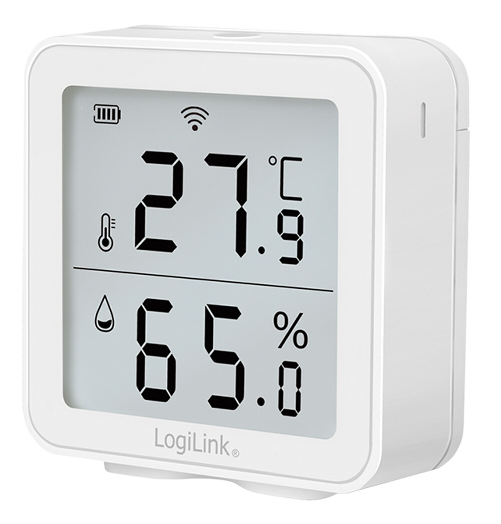Logilink Termoigrometro Wireless Monitoraggio Remoto Wi-Fi App Smart Life