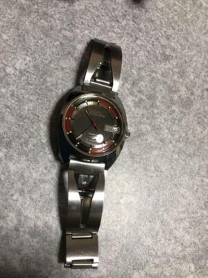 Citizen Seven Star DX Red Black Made in October 1969 Men's Watch