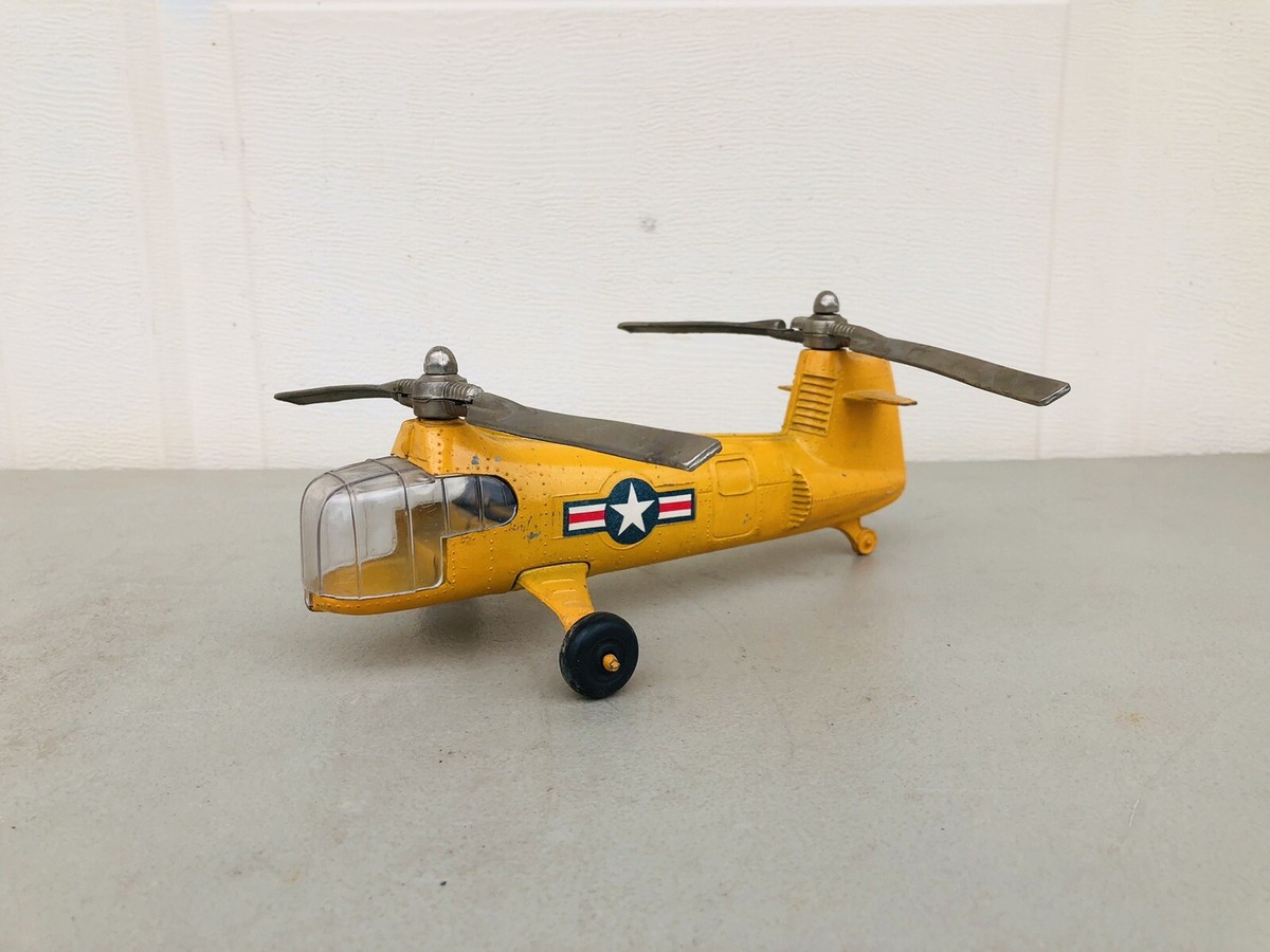 1950's HUBLEY METAL TOY HELICOPTER DIE CAST COPTER TOY USA