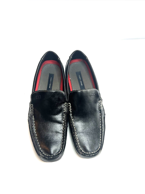 Black Tommy Hilfiger Loafer Slip Ons Size 10.5 Tommy Hilfiger Black Slip-On Sneakers – Awesome Shoes main image 4