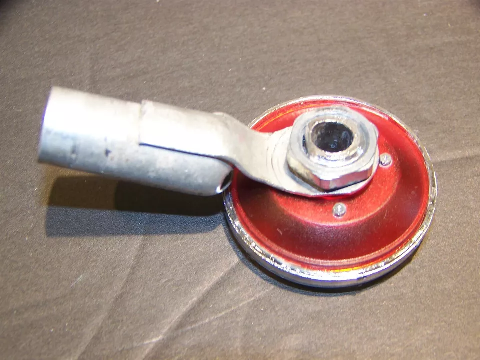 1965 Plymouth Fury Emergency Brake Dummy Light Lens / Housing OEM Sport Fury - Image 4 of 4