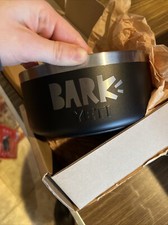 Yeti Boomer 8 Stainless Steel Non-slip Dog Bowl - Black