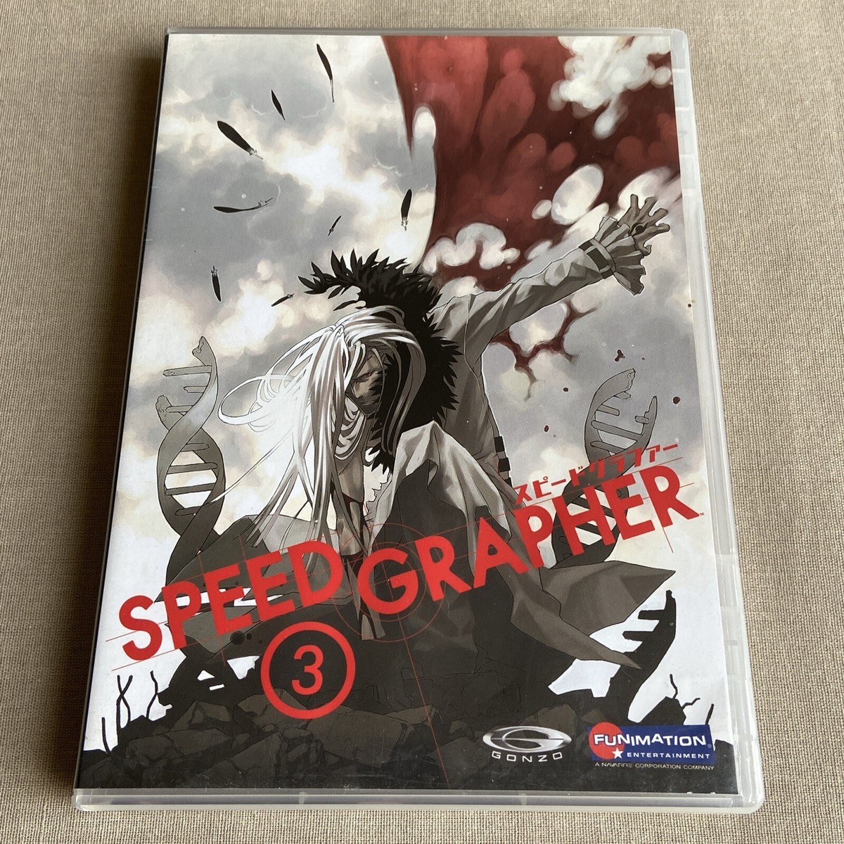 Speed Grapher Vol. 3 (DVD, 2005) W/ Insert Anime Animation Action