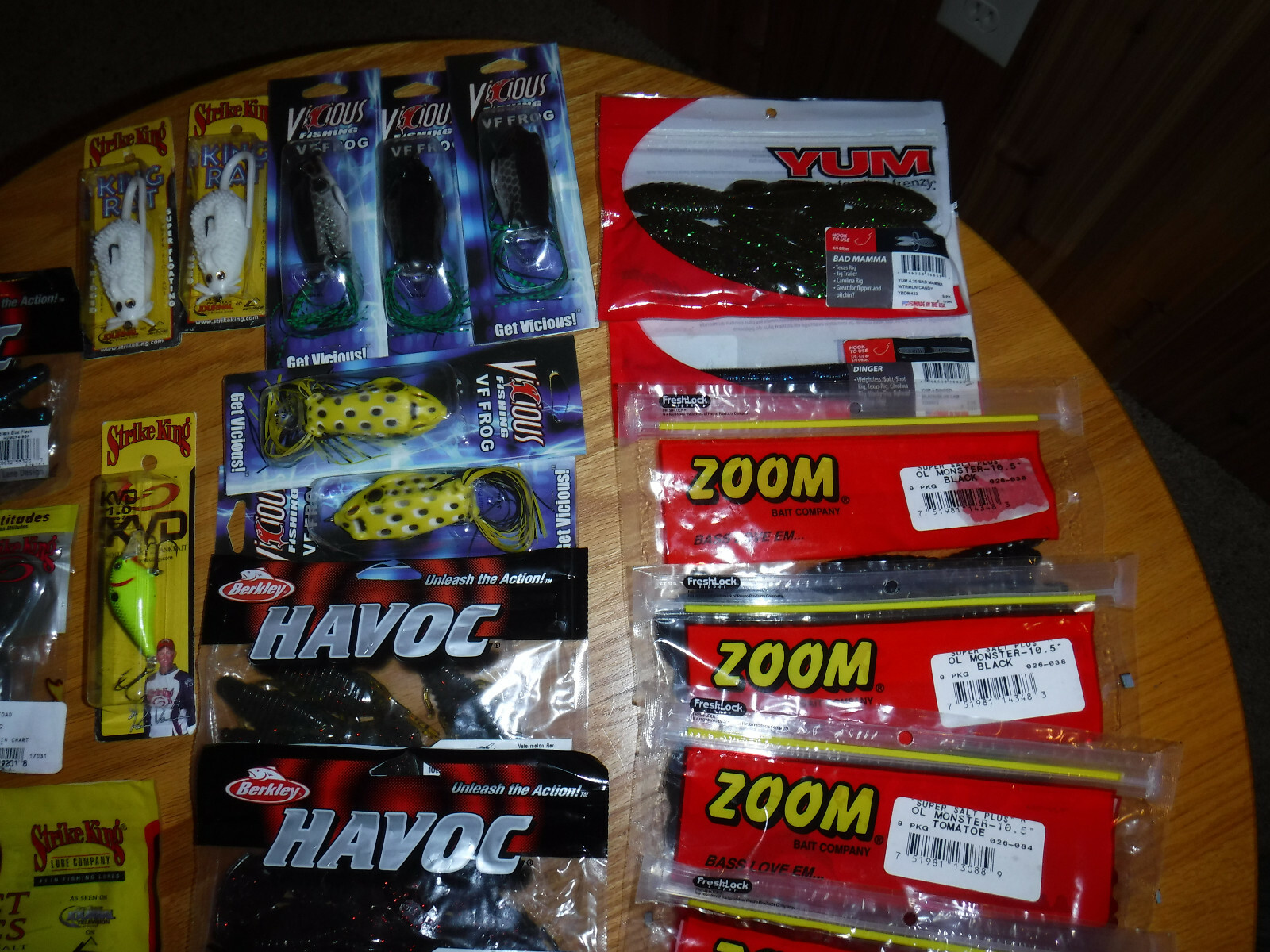 LURE LOCK TACKLE BOX FULL STRIKE KING KVD RAGETAIL ZOOM YUM BERKLEY HAVOC CRAW  - Image 7