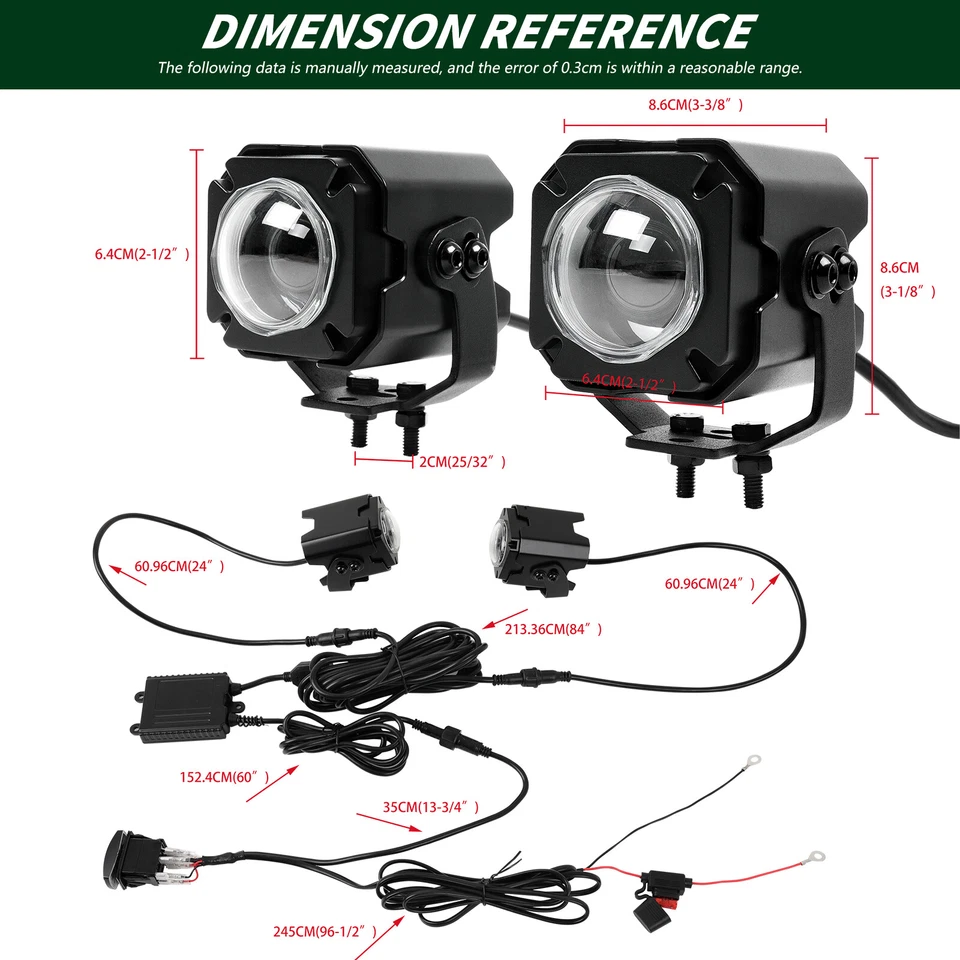 2x Antena sin látigo láser para CF-MOTO UFORCE ZFORCE 1000/500/600/800 Foto 2 de 4