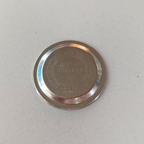 GENUINE NO CRACK CASE BACK SEIKO MACV-SOG 6119-8101 DATED 1968 OCTOBER 6119-8100