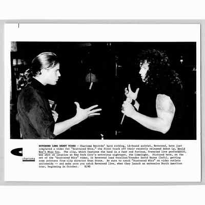 Reverend ''Scattered Wits'' Video Heavy Metal 80s-90s Glossy Music Press Photo