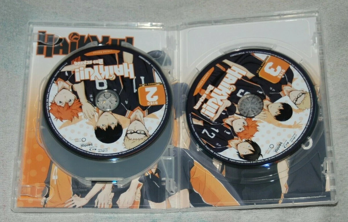 Haikyu Haikyuu Season 2 BLU-RAY 3 DISC BLURAY FROM Premium Box Limited  Edition