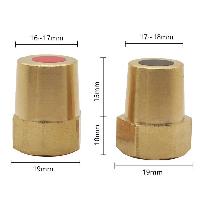 2x Nuevo 16-18mm Batería Coche Terminal Conector Abrazadera Clip Negativo Positivo Set Foto 2 de 4