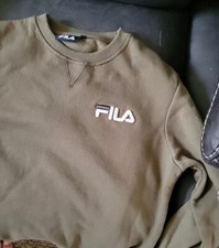Womens Fila Sweatshirt Crewneck Medium Great Shape Color Is Light Green See Pics