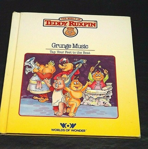LIBRO/CINTA DE PELUCHE RUXPIN MÚSICA GRUNGE FUNCIONA MUNDOS DE MARAVILLA - Imagen 3 de 5