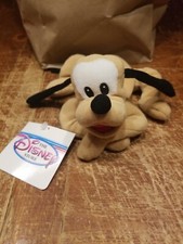  VTG Disney Store Exclusive - Pluto Mini Bean Bag Plush 9" Original Tags