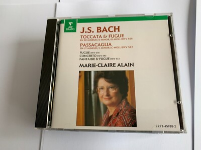 Johann Sebastian Bach - Bach: Toccata & Fuge; Passacaille (1984) UNPLAYED MINTNM