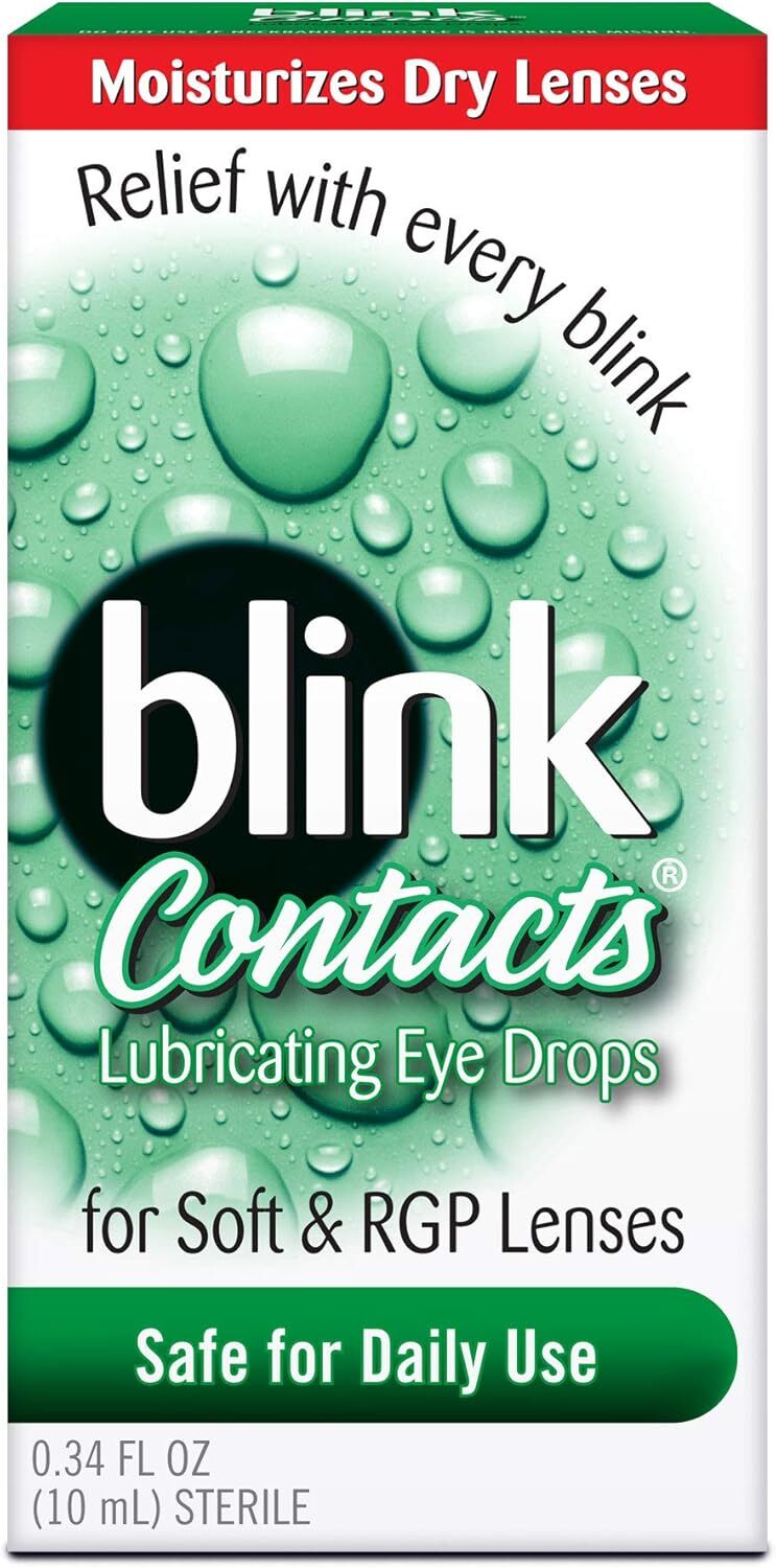 Amo Blink Contacts Lubricating Eye Drops, 0.34 Fl Oz (Pack of 2)