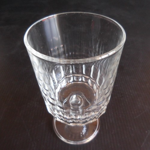 Verre à pied vin eau alcool vintage art déco table design XXe PN France N4952 - Imagen 5 de 12