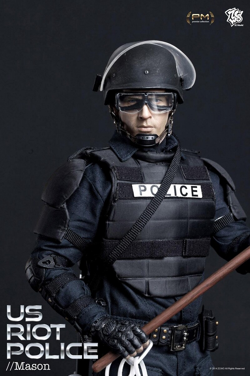 サイラス　World of Pain Policeman フィギュア ZC World 1/6 US RIOT POLICE Mason Action Figure NIB | eBay