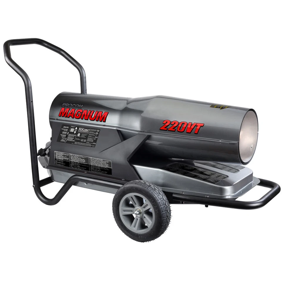 PROCOM HEATING ProCom Recon Kerosene Forced Air Heater 220K BTU, PCK220VT-R