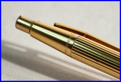 1973 Oro MONTBLANC 1557 Matita A Pressione NOBLESSE, F 0,5 Mm Mine VINTAGE - Foto 4 di 6