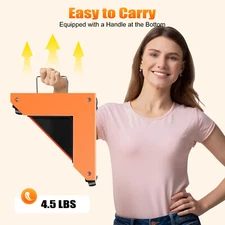 Heavy Duty Moving Wheels Casters W/ 1433 lbs Capacity Furniture Dolly Mover Home