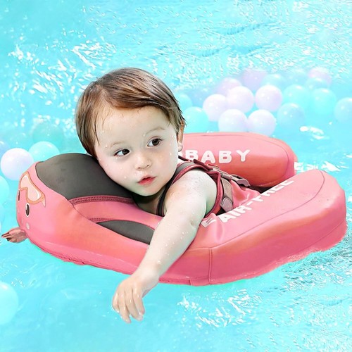 Swimming Aid Toys Baby Swim Float Chest Swimming Ring Pink Trainer - Picture 9 of 9