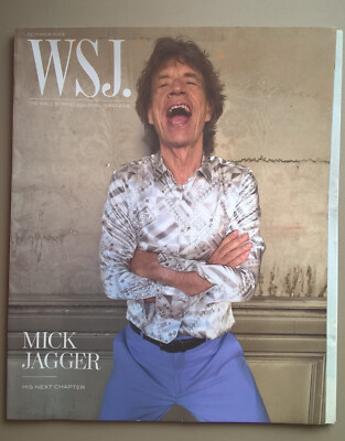 WSJ Magazine Wall Street Journal October 2023 Mick Jagger Rolling Stones Unread