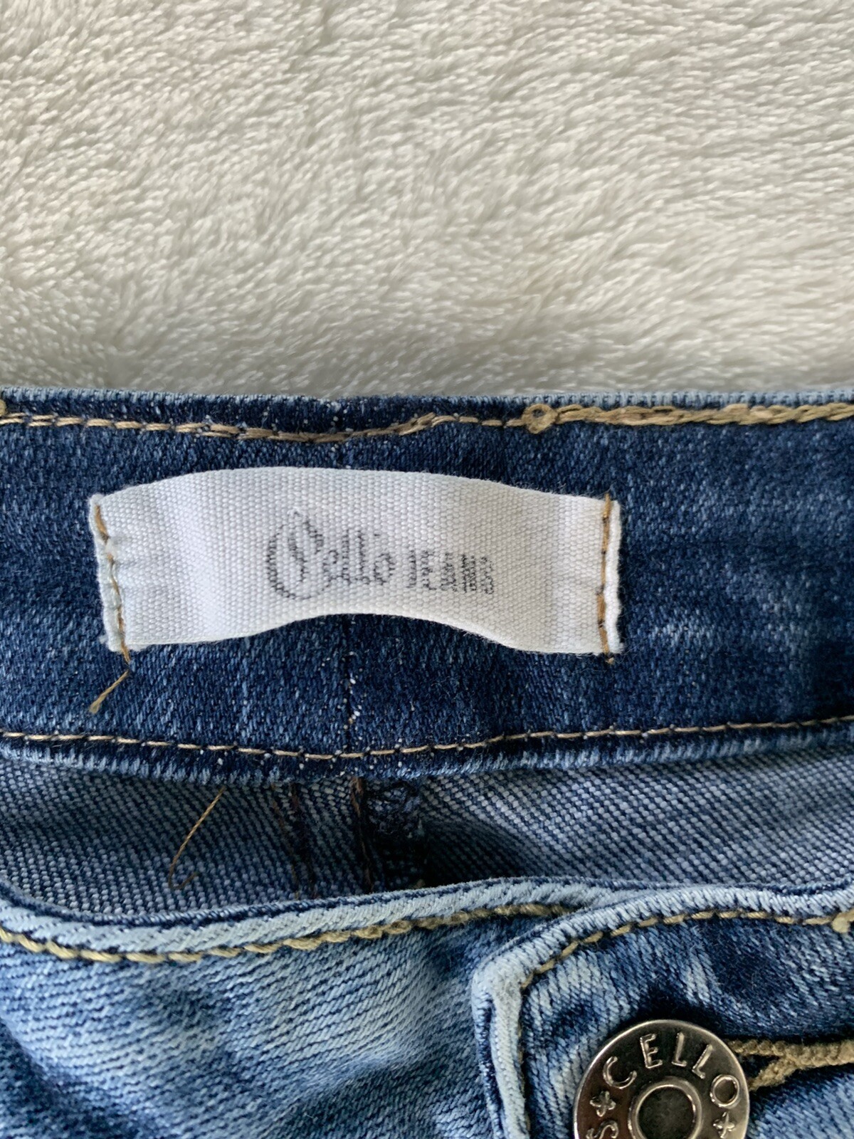 Cello patchwork jeans size 30 - image 3