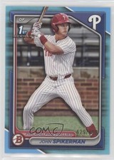 2024 Bowman Draft Sky Blue /499 John Spikerman #BD-49 2y0
