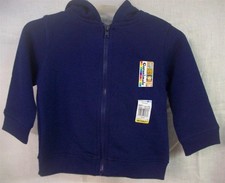 NEW Toddler Hooded Sweatshirt Hoodie Garanimals Navy Color Size 3-6 Months