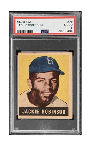 1948-49 Leaf - Jackie Robinson #79 (RC)