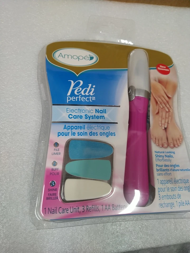 Amope - Lima de uñas electrónica Pedi Perfect - Manicura/Pedicura con 3 recambios Foto 3 de 4