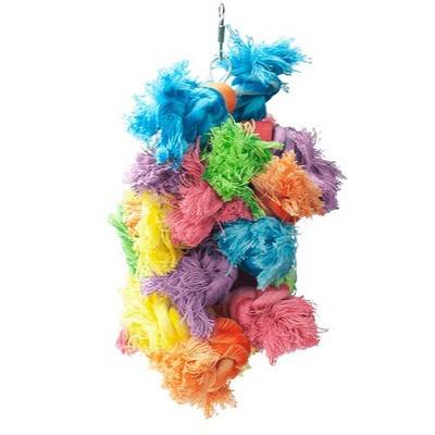 A & E Cages Happy Beaks Wooly Monster Bird Toy Medium