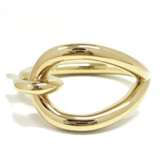 Hermes Scarf Ring Jumbo GP Gold Used Jewelry Accessories
