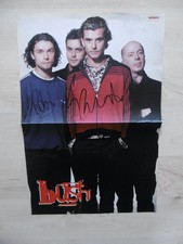 Bush "Gavin Rossdale" Autogramme signed 28x42 cm Poster gefaltet