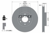 2 X Bremsscheibe Textar 92226200 FüR Chevrolet Trailblazer