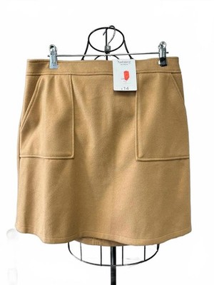 Nutmeg Women Camel Mini Skirt Size 10 BNWT