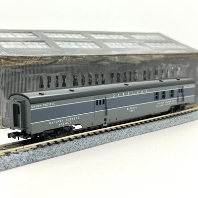 Con-Cor N Scale Union Pacific Overland Baggage Railway Post Office Car 5804