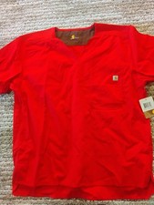 WOMEN S CARHARTT SCRUB TOP SIZE LARGE
