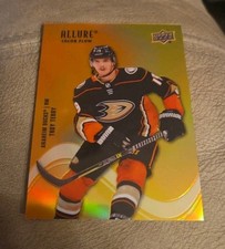 2022-23 Upper Deck Allure #SF-27 Troy Terry Color Flow Orange-Yellow