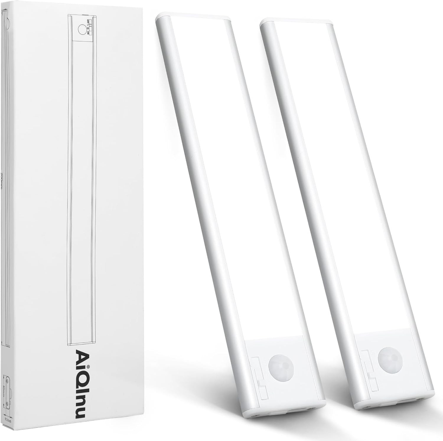 Barra LED Sottopensile 20cm Slim 66 LED Ricaricabile Design