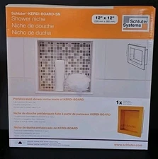 Schluter Systems KERDI BOARD-SN Shower Niche 12" x 12" KB12SN305305A