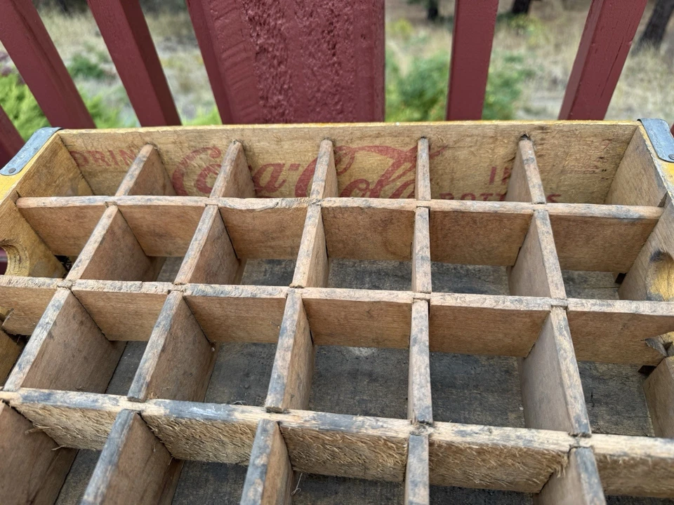 Caja de 24 botellas Coca Cola “Chatta Box” 1945 hecha en EE. UU. Foto 4 de 4